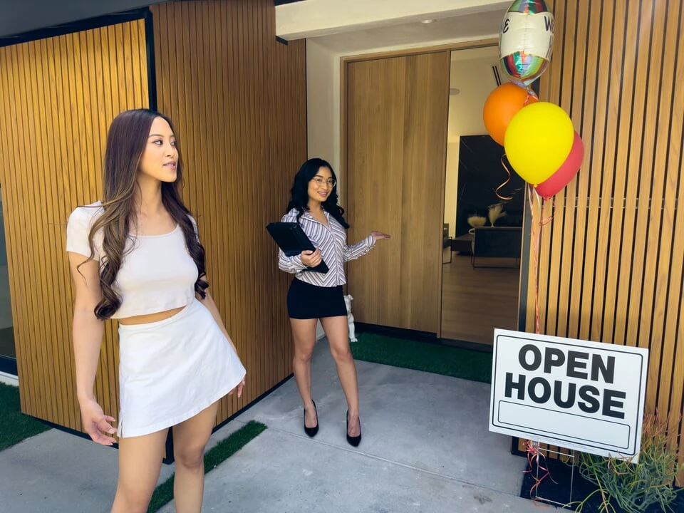 HouseHumpers I Have Threesome With My Wife and Hot Asian Real Estate Agent at Open House