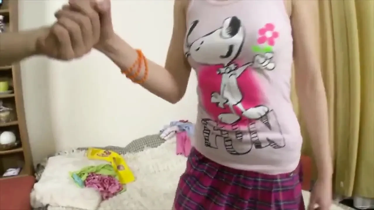 Teen student girl fucked bareback by big cock and mouth cum for deepthroat 3