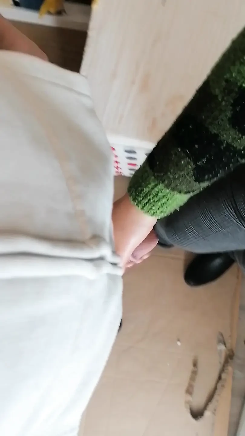 My Husband Is on Top of the Apartment, and My Lover Is Fucking Me Downstairs in a Cold Basement.