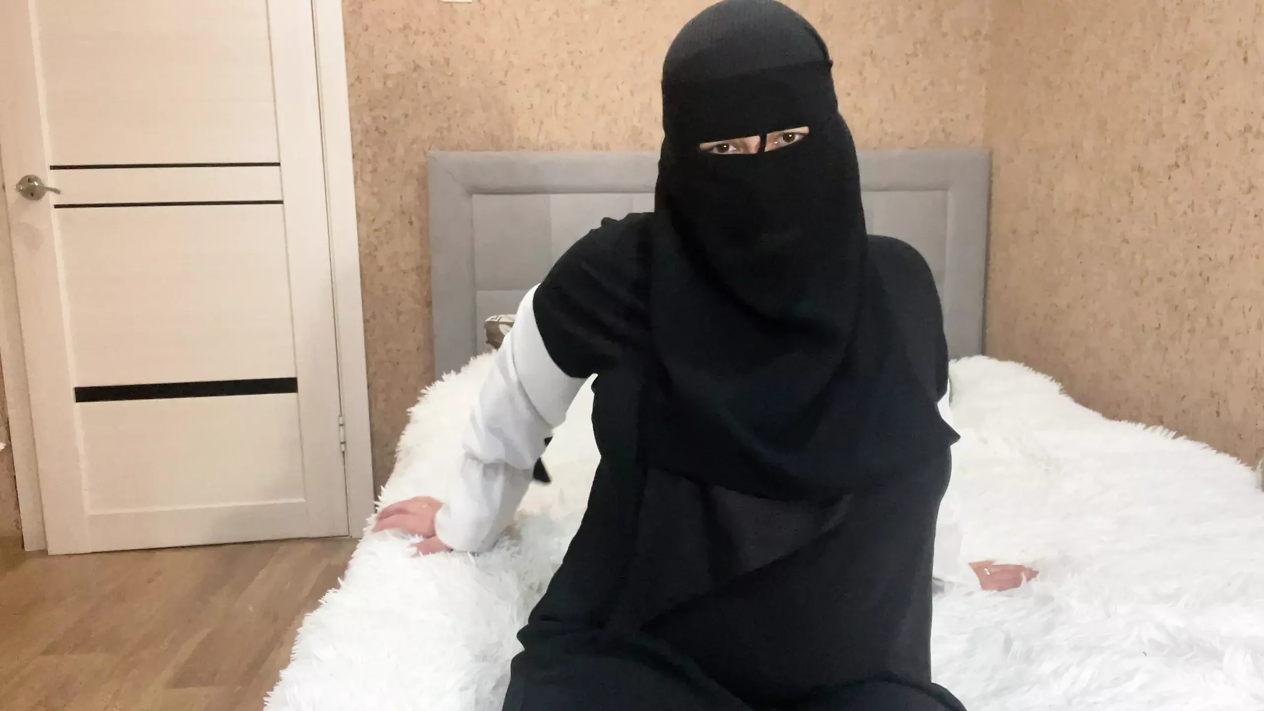 Syrian stepmom gives jerk off instructions to her stepson