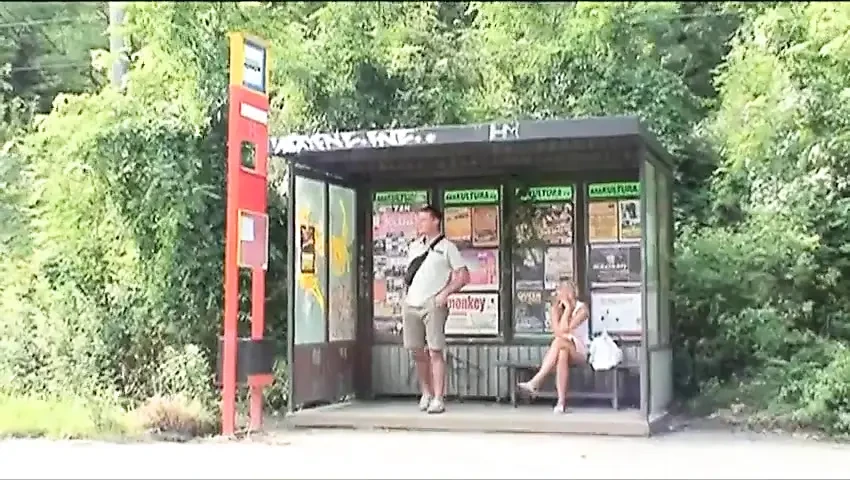 Big boobs blonde girl in action…outdoor sex