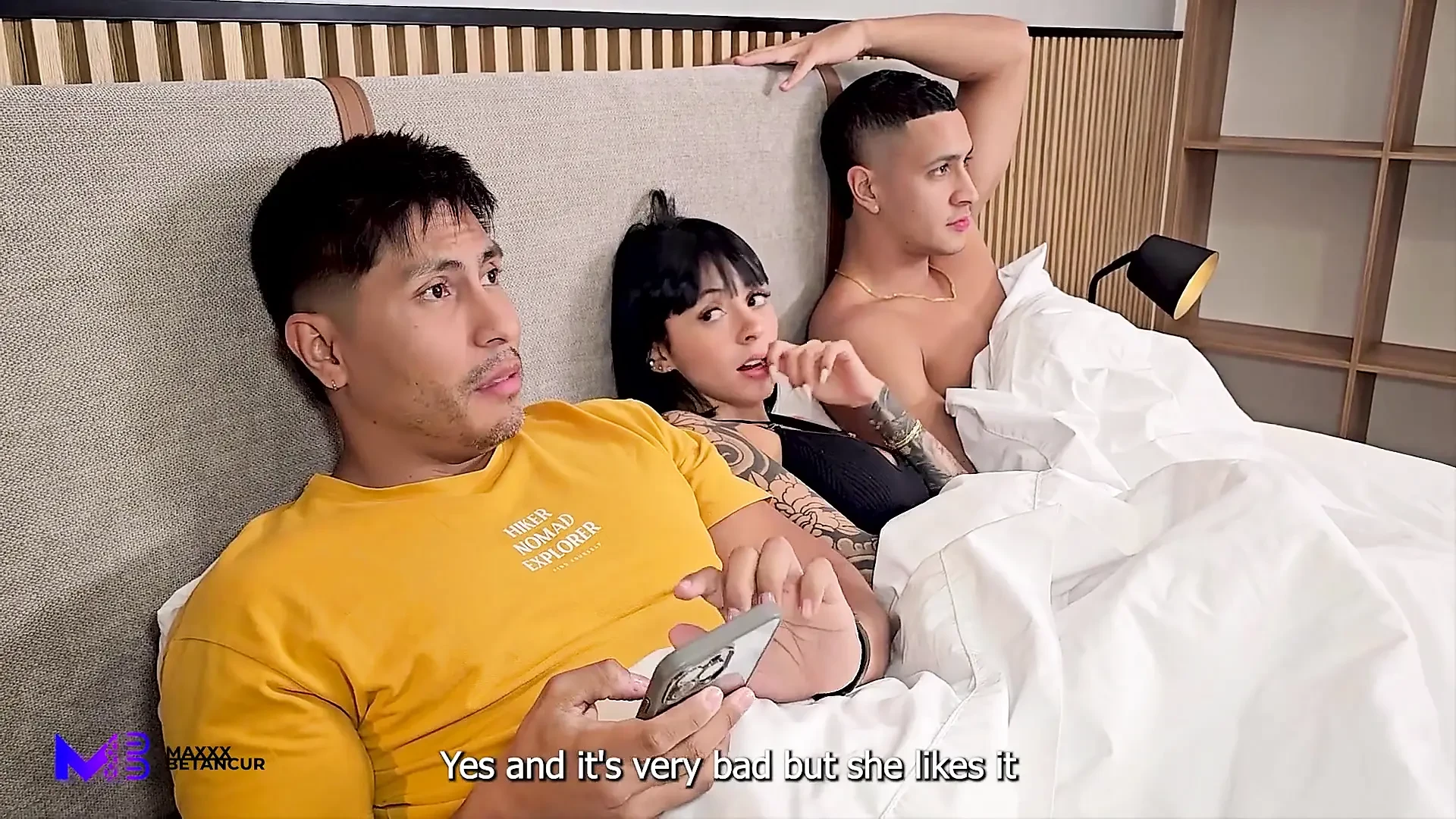 Cuckold Wife Secretly Fucks Her Husband’s Friend Next to Him – Max Betancur and Luna Vitaler