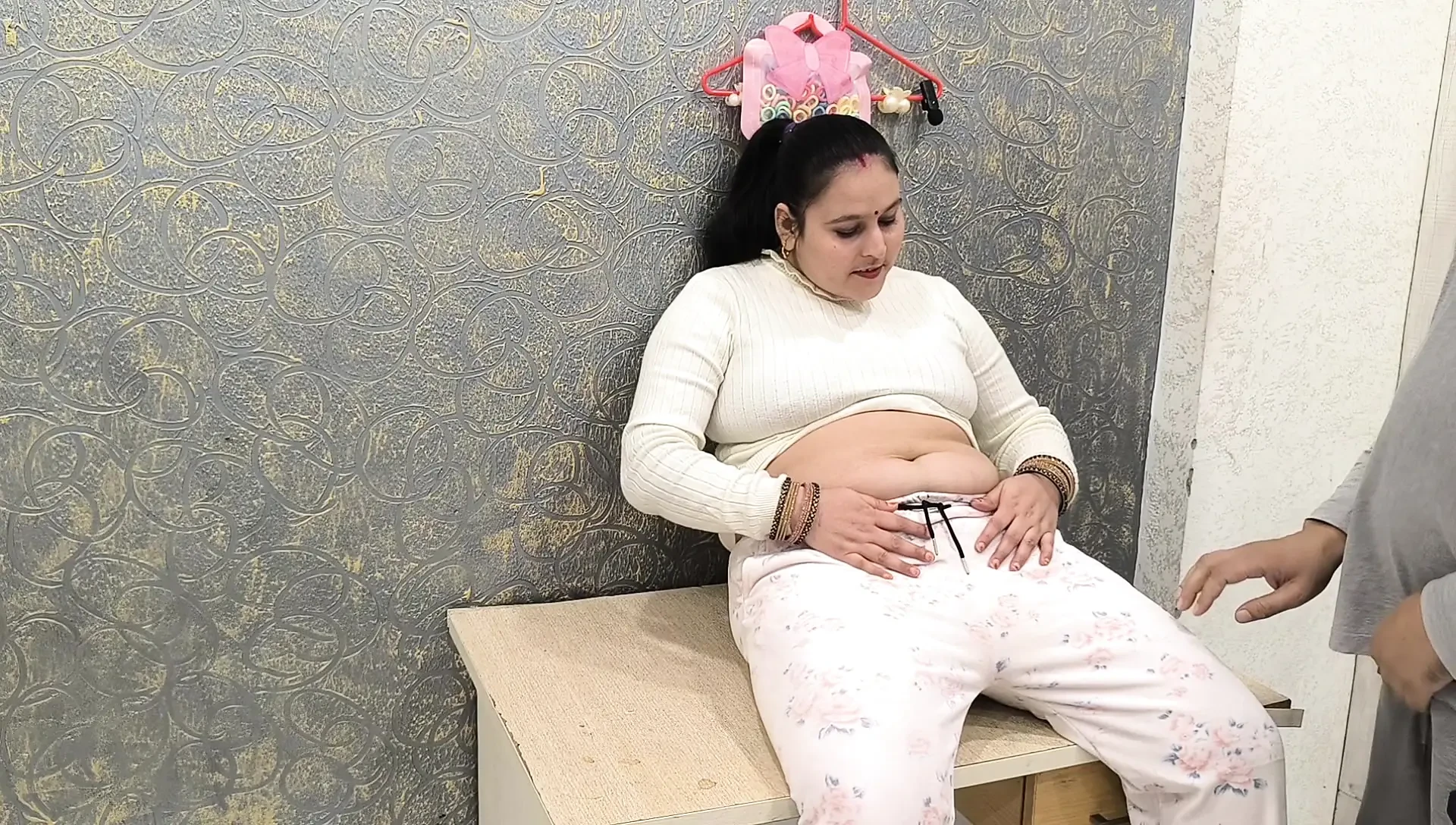 Step daughter seduced her step dad tricky sex check stomach pain