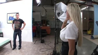 Stunning pornstar Nikita Von James enjoys getting roughly fucked by a big cock