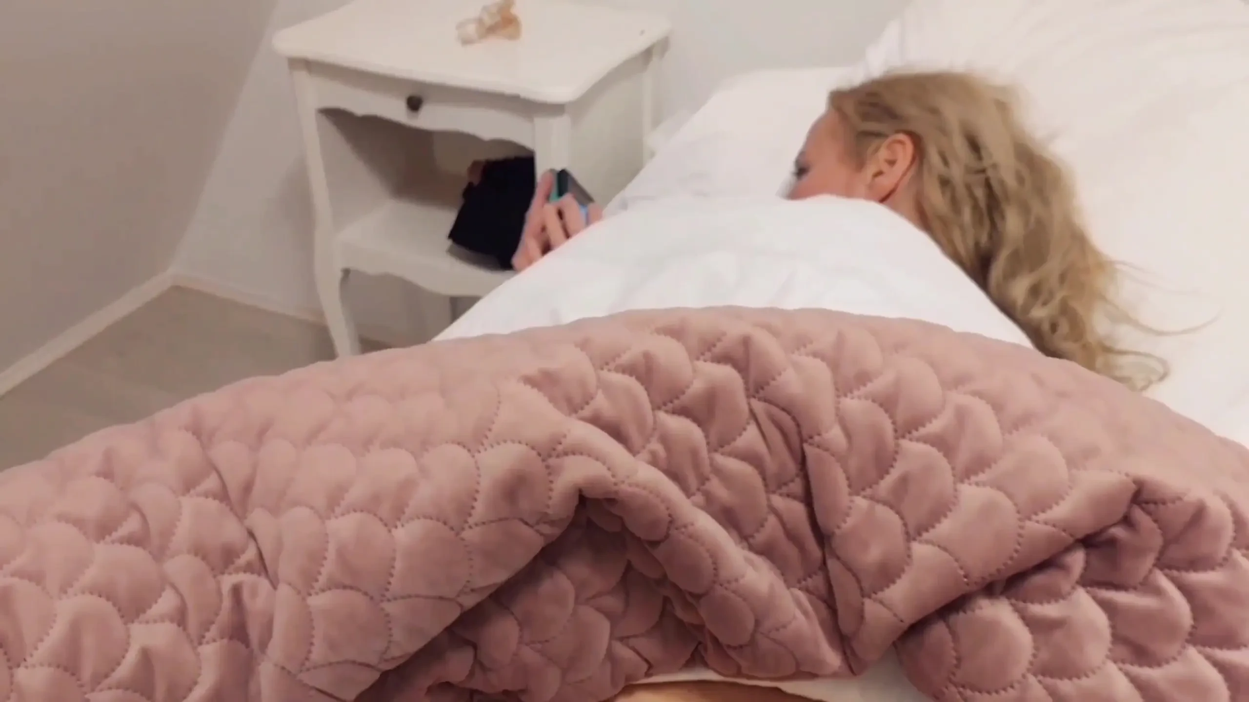 Amateur Blonde Mature Wife Enjoys Sex