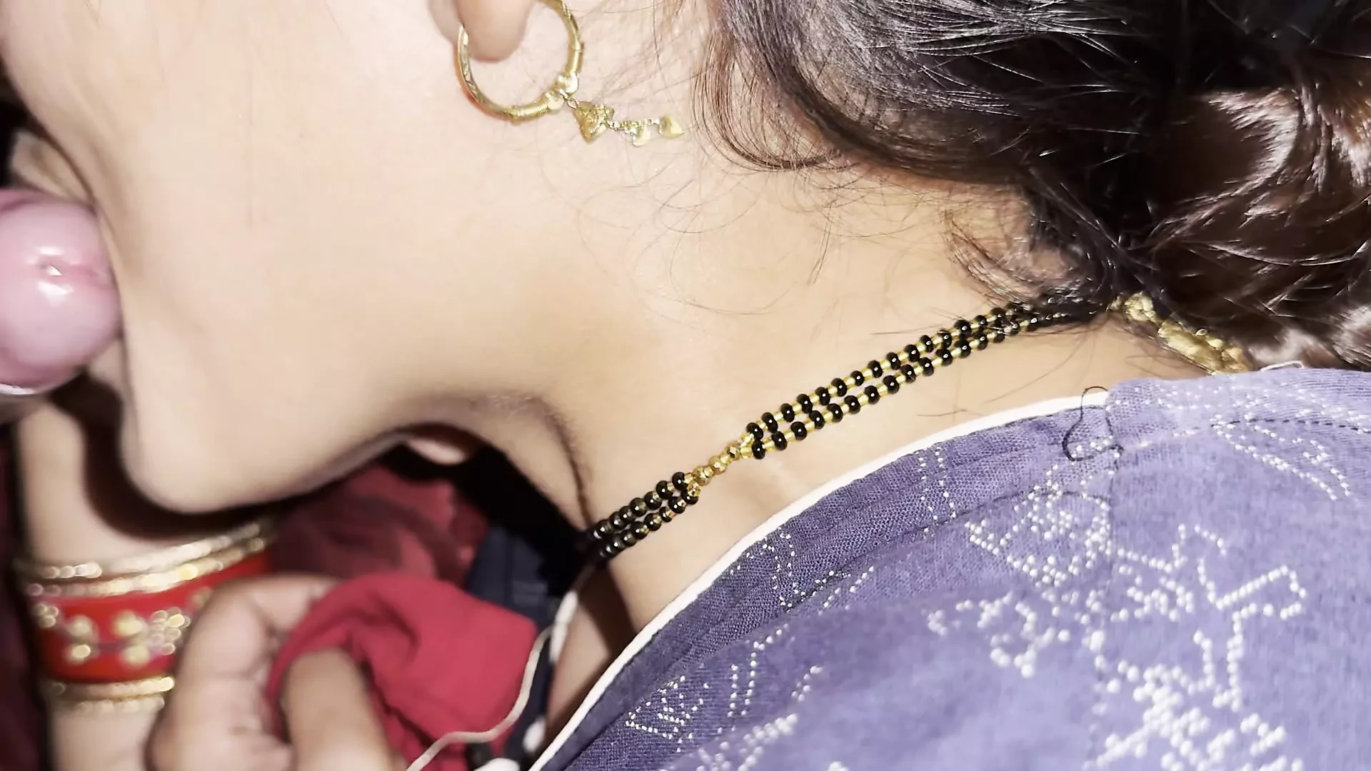 Desi wife Sucking Dick so Hard