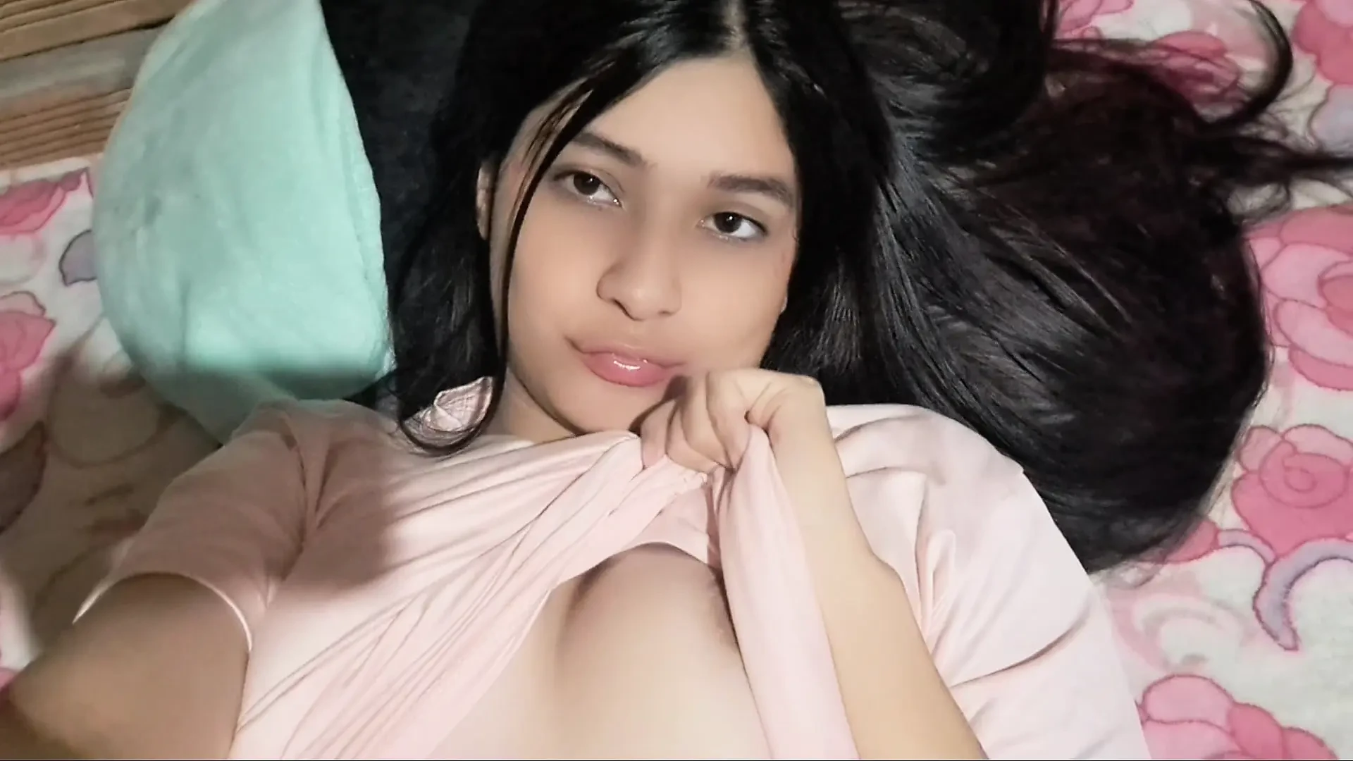 My stepfather masturbates with me