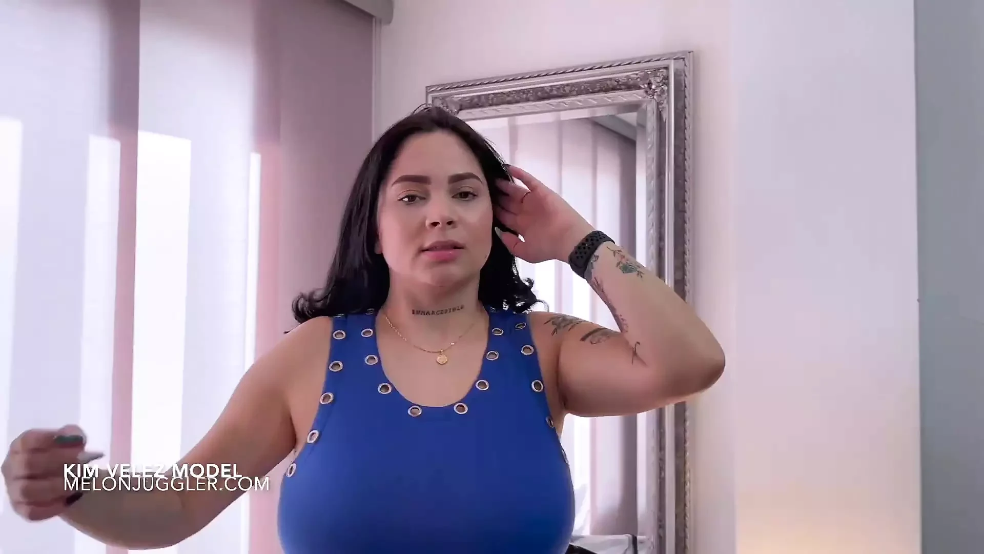 Kim Velez fabulous big boobs with huge areolas