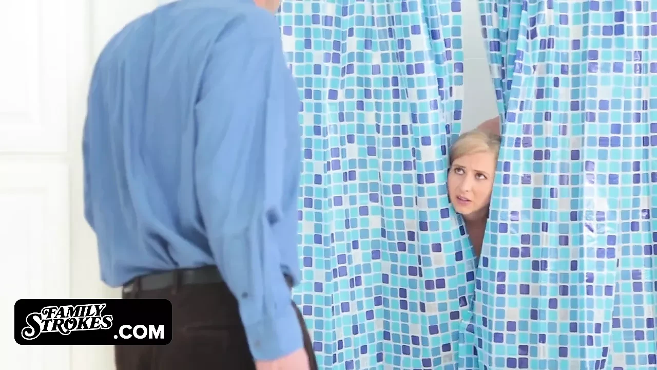 Family Strokes – Stepson Shares Shower With His Sexy Stepmom