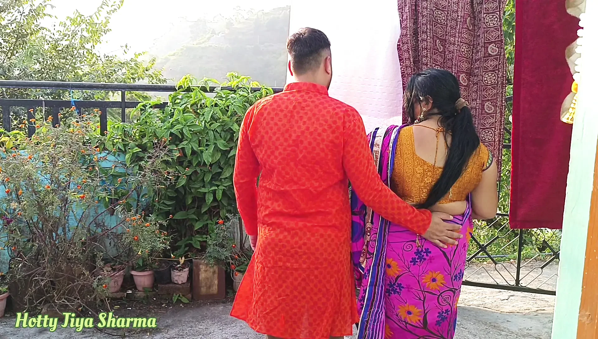Indian Desi Big Boobs Mother In Law fucked By Damad in the Hills openly outdoors Sex